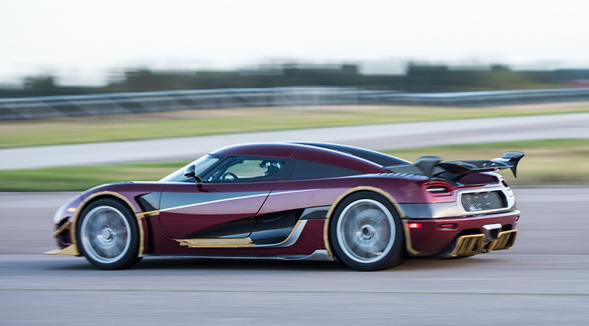 the fastest car in the world is the Koenigsegg Agera RS