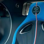 Bugatti Chiron seats Sport '110 ans Bugatti' edition 